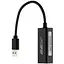 Мережевий адаптер 2E USB 3.0 - Ethernet, 10/100/1000 Мбіт/сек U2085, Black, чіпсет RTL8153 (2E-U2085) - мініатюра 2