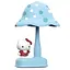 Детская настольная лампа Hello Kitty грибочек голубая (339E) - миниатюра 2