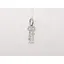 Срібна підвіска Aurora з фіанітом. 89037Б - мініатюра 3