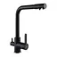 Змішувач для кухні під осмос Globus Lux GLLR-0444-10-BB Чорний матовий - мініатюра 3