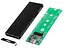Зовнішня кишеня Maiwo внешний для M.2 SSD (NGFF) SATA через USB3.1 GEN2 Type-C (K16NC black) U1 - мініатюра 3