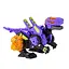 Динозавр-трансформер Раптор-Бот Dinoster EU580840-2 бокс для зберігання, фіолетовий - мініатюра 1