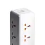 Сетевой фильтр-удлинитель Yiwu HP-5-9MF TOWER B24 2,8 м 12 розеток 3USB + 1PD LED-лампа белый  - миниатюра 7