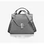 Жіноча шкіряна сумка Futsy Сіра - мініатюра 1