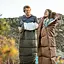 Спальник с капюшоном Naturehike U350 NH20MSD07, 1°C правый коричневый - миниатюра 6