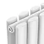 Вертикальний радіатор Navin Ellipse Double 480x1800-8, anticor, білий 10-012033-4880, Білий - мініатюра 4