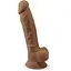 Фалоімітатор Silexd Premium Silicone Dildo Model 1 Size 7 18.8 см тілесний - мініатюра 1