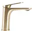 Змішувач для умивальника Rea Marco brushed gold низький REA-B4897 Золотий - мініатюра 3