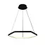 Люстра подвесная светодиодная Sirius LCD3024 BK черная - миниатюра 1