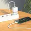 Зарядний пристрій Hoco N21 Extension speed charger set 30w USB + Type-C кабель - мініатюра 3