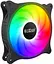 Вентилятор PcCooler Halo Dynamic Color Fan FX-120-3 Black (FX-120-3) - миниатюра 1