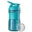 Шейкер спортивний BlenderBottle SportMixer Flip 20oz/590 мл Teal (SM 20oz Teal) - мініатюра 1
