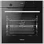 Духовой шкаф электрический Hansa 77 л A дисплей конвекция черный - миниатюра 1