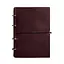 Кожаный блокнот А4 на кольцах (Софт-бук) 9.0 в мягкой бордовой обложке Crazy Horse - миниатюра 8