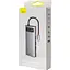 USB-хаб Baseus Metal Gleam Series 9-in-1 Multifunctional Type-C HUB Docking Station Space Gray (CAHUB-CU0G) [72635] - мініатюра 4