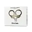 Наручники металлические Adrien Lastic Handcuffs Metallic (полицейские) - миниатюра 4