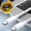 Кабель Data Cable UltraDART / SuperVOOC / Warp / 150W / 240W / 10A 1m Type-C на Type-C / USB-C (OEM) white - мініатюра 5