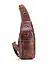 Кожаный мужской рюкзак слинг BULL 30х15х8 см sum0028266 - миниатюра 5