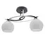Люстра Brille стельова для передпокою E27 60W BK (LK-657C/2) - мініатюра 1