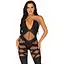 Бодистокинг Leg Avenue Illusion halter bodystocking One size Black доступ - миниатюра 1