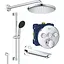Душова система прихованого монтажу Grohe QuickFix Smartcontrol UA202801R3, Хром - мініатюра 1