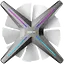 Вентилятор Alseye X12 Push ARGB Gray (AS.04.03.0022) - миниатюра 1