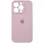 Чехол Epik Silicone Case Full Camera Protective AA для Apple iPhone 16 Pro 6.3 Розовый/Chalk Pink - миниатюра 1