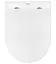 Унитаз подвесной безободковый Kroner Harz WHI483632 TORNADO с сиденьем (KH483632WHIT) (CV032967) - миниатюра 8