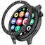 Безель металлический Sikai для смарт-часов Xiaomi Watch S3/S4 Black-white + защитное стекло - миниатюра 1