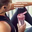 Шейкер спортивний SmartShake Slim 500 мл Black (10253001) - мініатюра 4