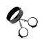 Наручники с ошейником Bedroom Fantasies Collar & Cuffs - Black - миниатюра 1