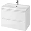 Тумба з умивальником Cersanit Moduo B14 80 білий UN509-052 - мініатюра 1