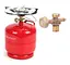 Туристический комплект A002 газовый баллон и горелка (3кг 8л) - миниатюра 1