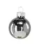 Елочные шарики Chomik стеклянные серебро + белый 3 см 11 шт. (BOZ2195) - миниатюра 6