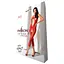 Сетчатый бодистокинг с открытым животом Passion BS081 red One size - миниатюра 5