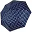 Женский складной зонтик полуавтомат Toprain 96 см синий - миниатюра 1