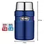 Термос пищевой Thermos Stainless King 710 мл Metallic Blue с ложкой - миниатюра 5