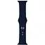 Ремінець Apple Watch Silicone 42/44/45/46/49 мм Midnight Синій S - мініатюра 1