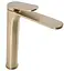 Смеситель для умывальника Rea Marco brushed gold высокий REA-B4895 Золотой - миниатюра 2
