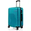 Валіза Середній (М) Полікарбонат На 4-х подвійних колесах 70л POLO ПК009-М Темно-Бірюзовий - мініатюра 1