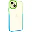 Чохол Epik TPU+PC Fresh sip series для Apple iPhone 14 Plus 6.7 Бірюзовий/Лимонний - мініатюра 1