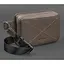 Шкіряна поясна сумка Dropbag Mini темно-бежева - мініатюра 1