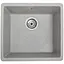 Гранітна кухонна мийка Romzha Mira U-400 Seda (601) під стільницю - мініатюра 1