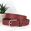 Ремень женский темно-красный кожаный HC-3452 (125 см) - миниатюра 1