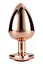 Анальна пробка Gleaming Love Gold Plug L 9.5 см (золотий) - мініатюра 1