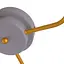 Люстра стельова Brille в хол LED 30W WW+NW+CW GY (BR-01 640C/4) - мініатюра 2