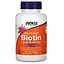 Біотин 10 мг 10000 мкг підвищена міцність у вегетаріанських капсулах №120 Now Foods Biotin - мініатюра 1