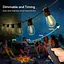 Гірлянди з дистанційним керуванням 107-футові, 32 світлодіодні лампи по 1 Вт, 2200 К - мініатюра 4