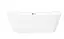 Ванна акрилова окремостояча Corsan Mono 160x75 пристінна E-029L Білий - мініатюра 8