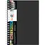 Блокнот А4 АП-1501(Black) 40 аркушів, пружина збоку - мініатюра 1